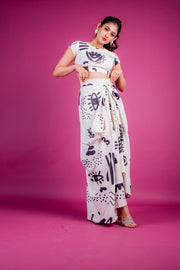 Beautifully Wild Dhoti Set