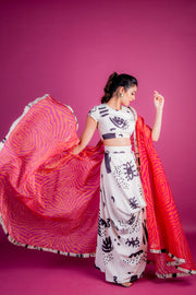 Beautifully Wild Dhoti Set