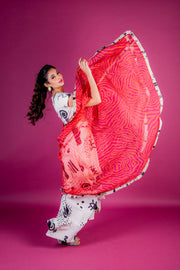 Beautifully Wild Dhoti Set