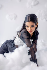 White Lace Bustier Co-ords