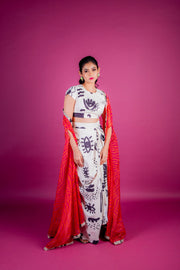 Beautifully Wild Dhoti Set