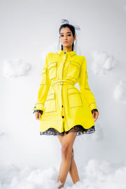 Yellow Gloom Jacket Dress