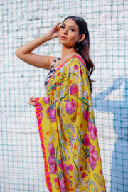 Blossom Saree Pallazo Set