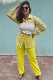 White Lace Bustier Co-ords